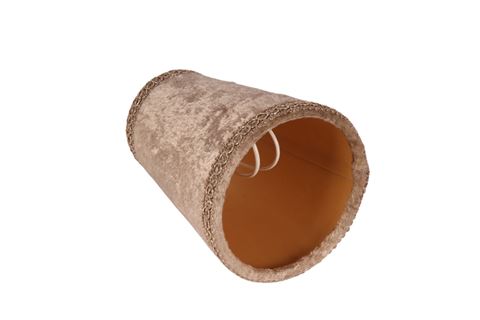 Abat-jour Victorian 10,5 cm - Clip-On - Beige - Tissu