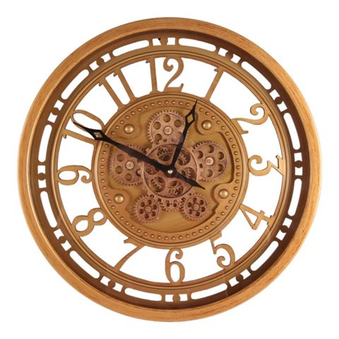 Wall Clock Key West 46 cm - Gold - Round - Metal