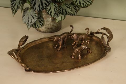 Wandhaak Leeuw 12 cm - Goud - Aluminium