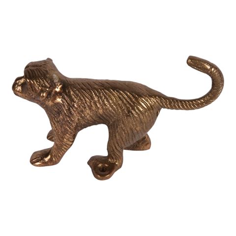 Wandhaak Aap 12 cm - Goud - Aluminium