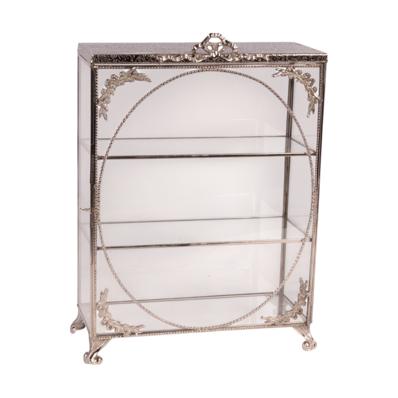 Vitrinekast 34,5 cm - Zilver - Glass