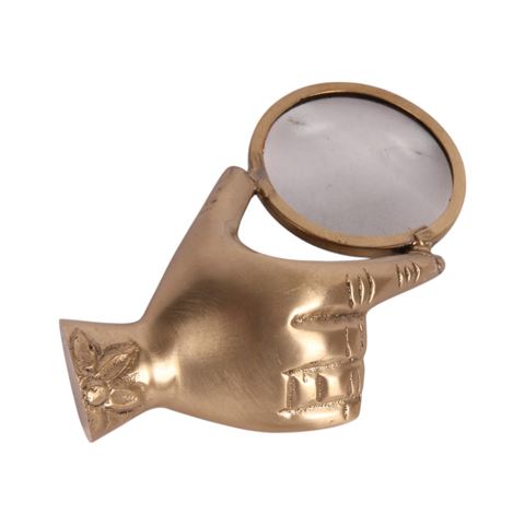 Loupe à main 8,5 cm - Or - Cuivre