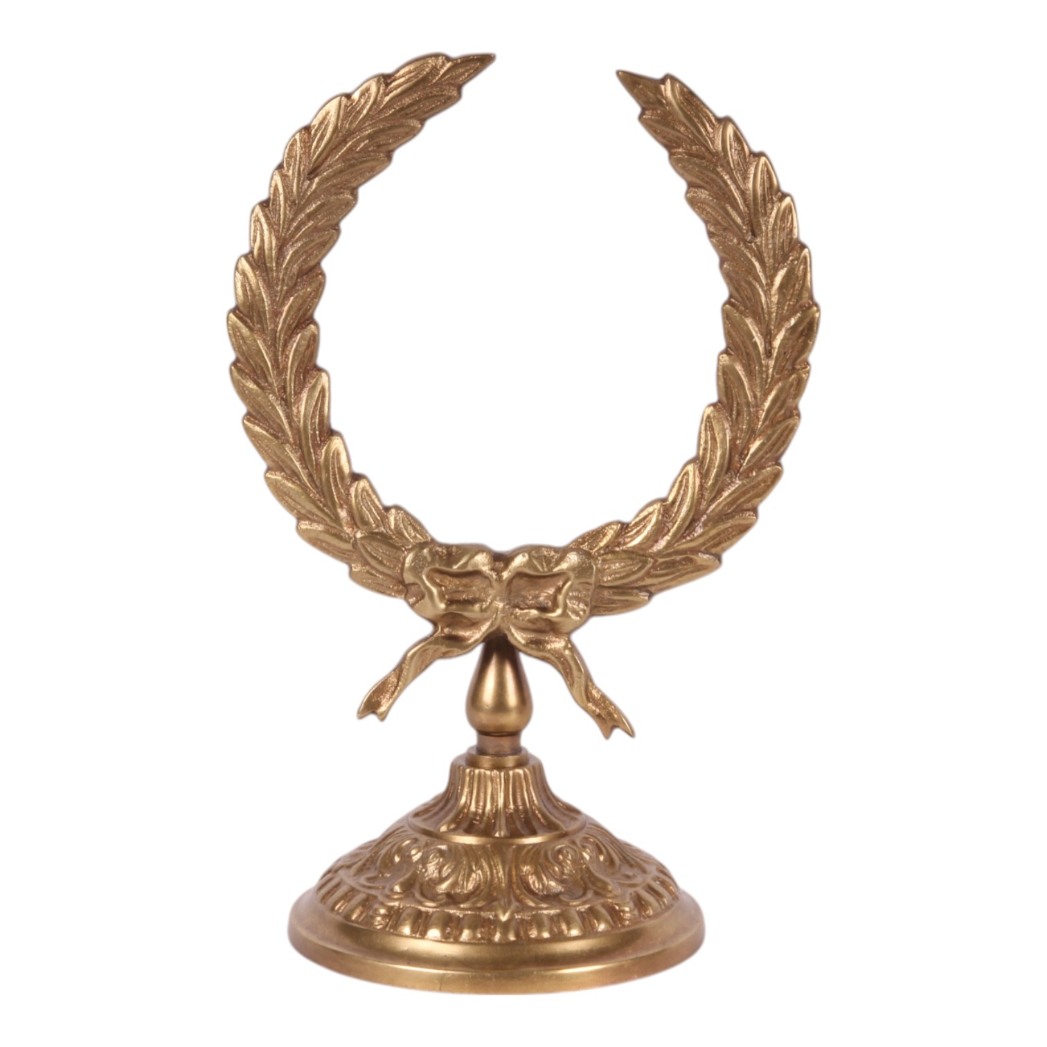 Laurel Wreath On Base Small 25.5 cm - Gold - Aluminium