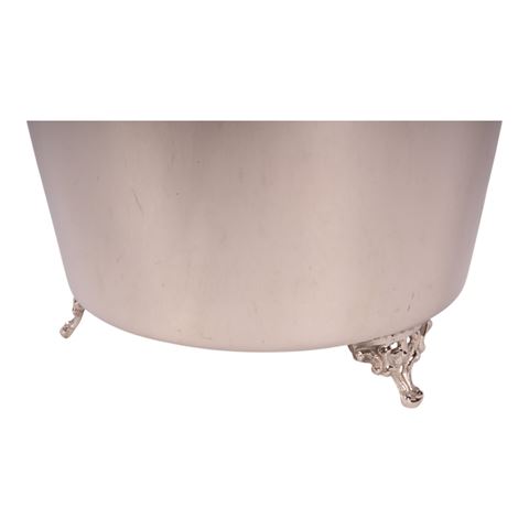 Weinkühler 28 cm - Silber - Messing