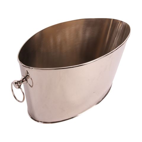 Champagnekoeler met Handvaten - Zilver - Koper