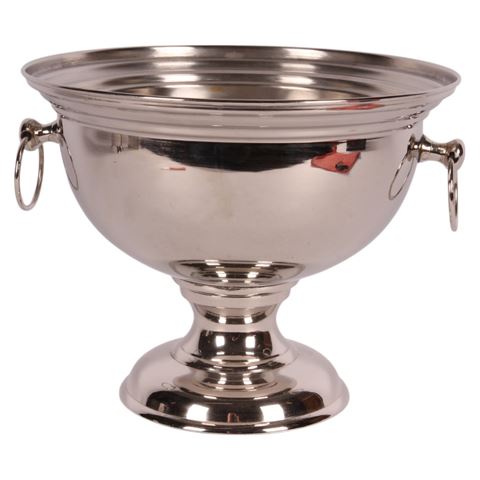 Weinkühler 28 cm - Silber - Messing