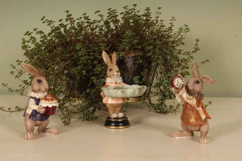 Konijn resin 13 cm