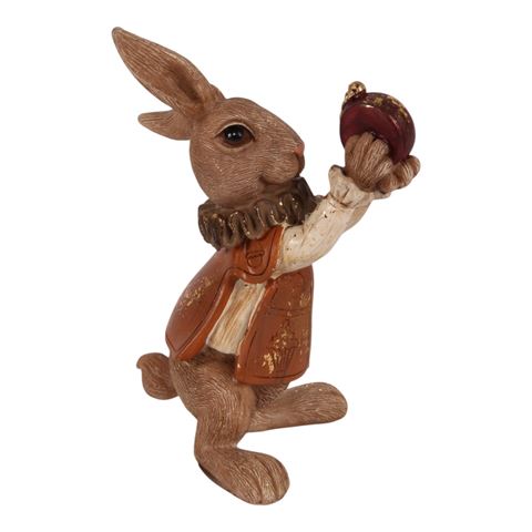 Konijn resin 13 cm
