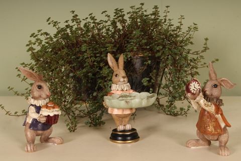 Konijn resin 14 cm