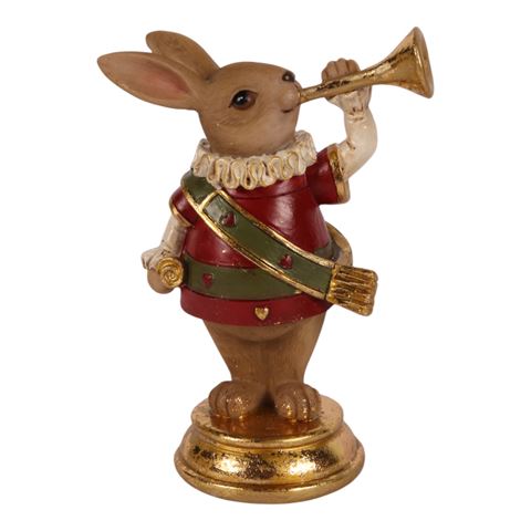Konijn resin 14 cm