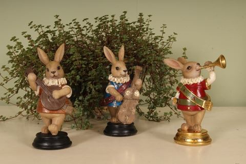 Konijn resin 14 cm
