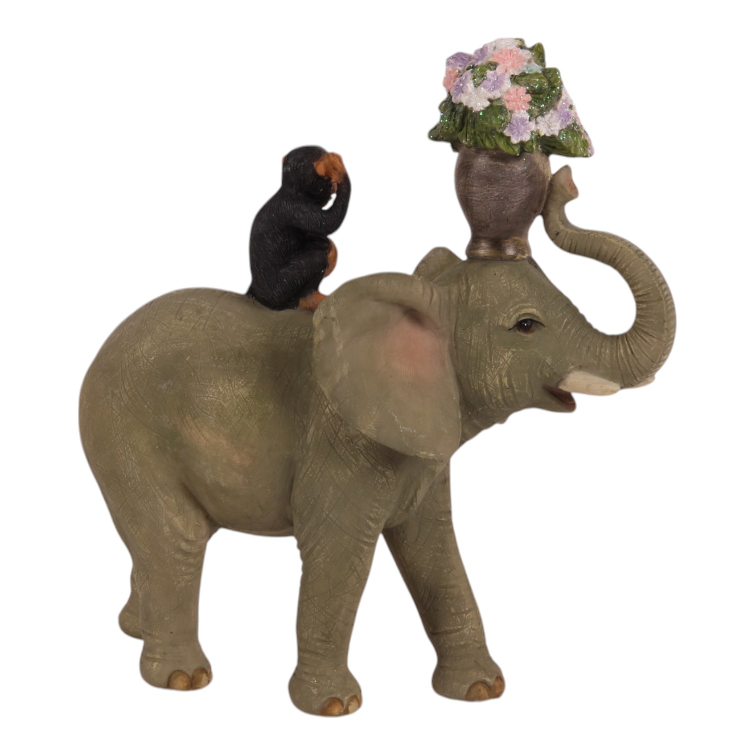 Olifant resin 18 cm