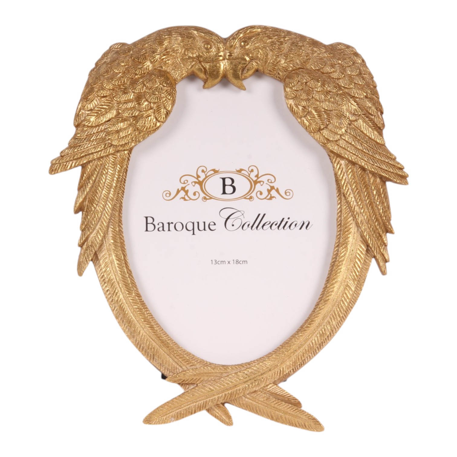 Fotolijst Vogels 13x18 cm - Goud - Resin - Staand