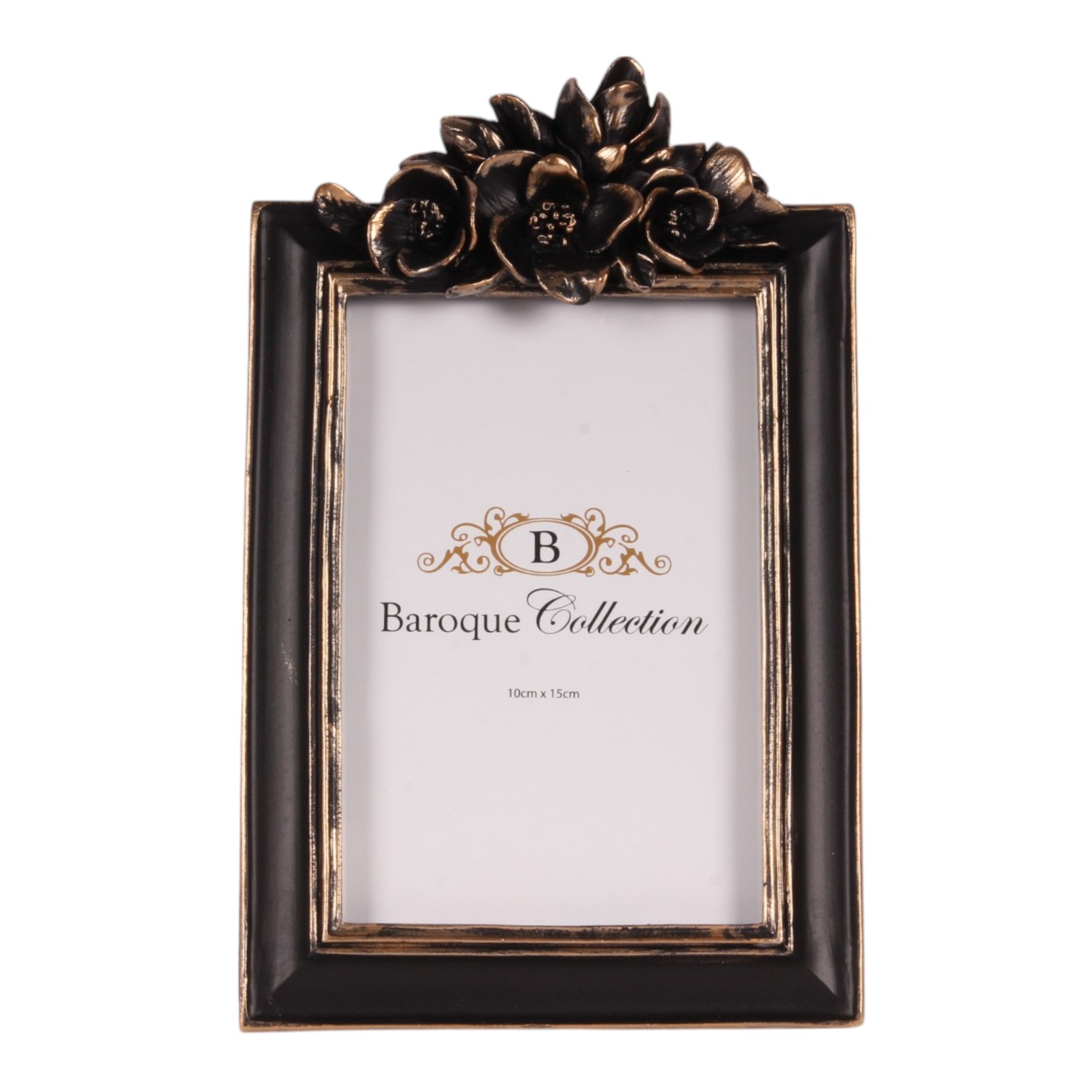 Fotolijst 10x15 cm - Zwart - Resin - Staand