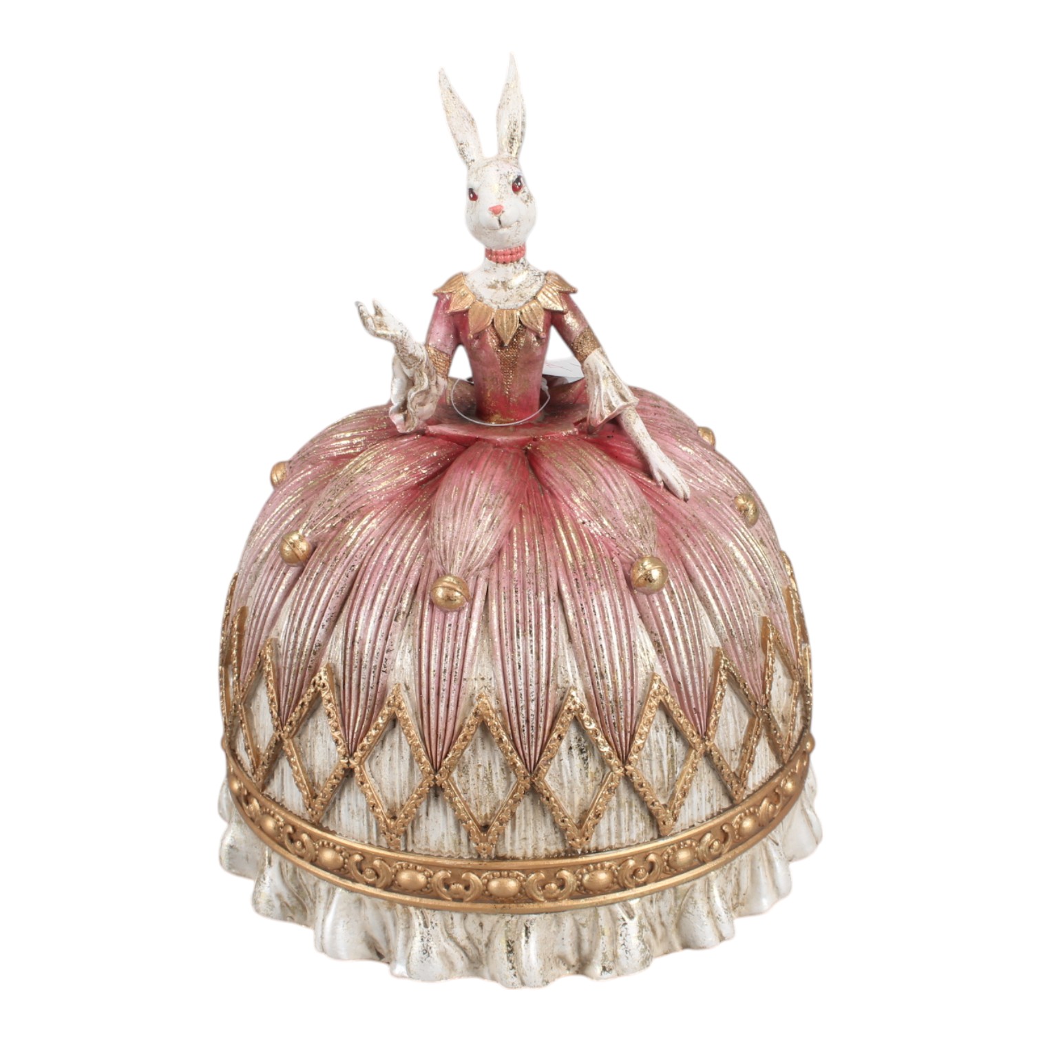 Konijn beeld resin 28 cm