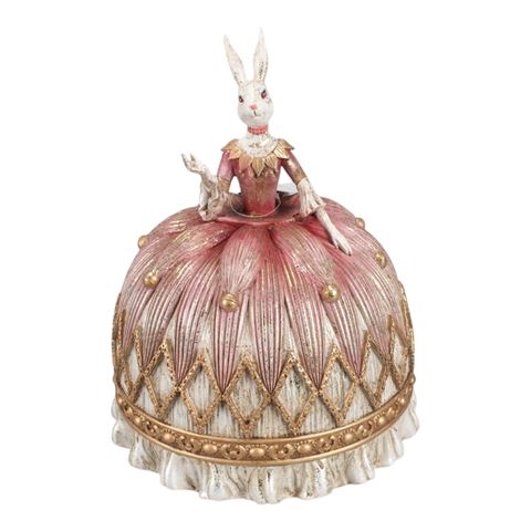 Konijn beeld resin 28 cm