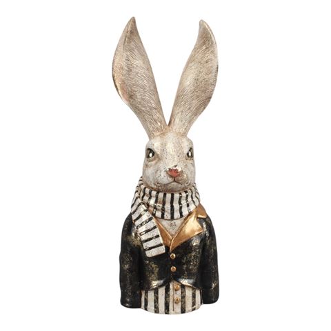 Konijn bust resin 40 cm