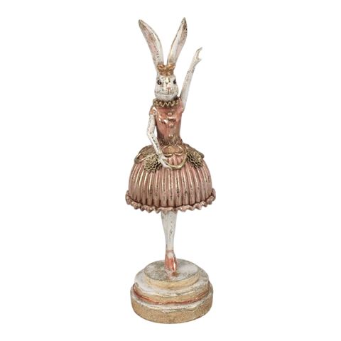 Konijn beeld resin 35 cm