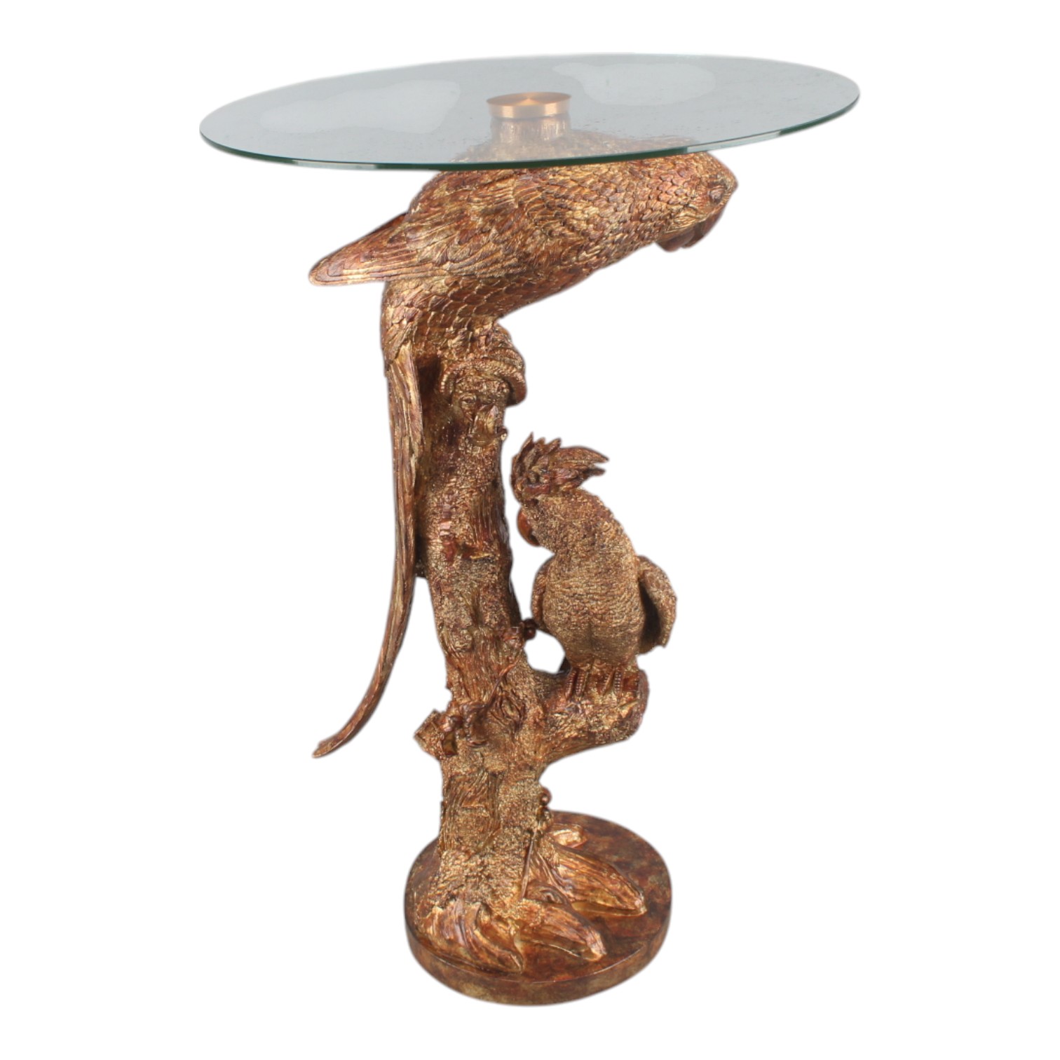 Parrot side table resin 22 cm