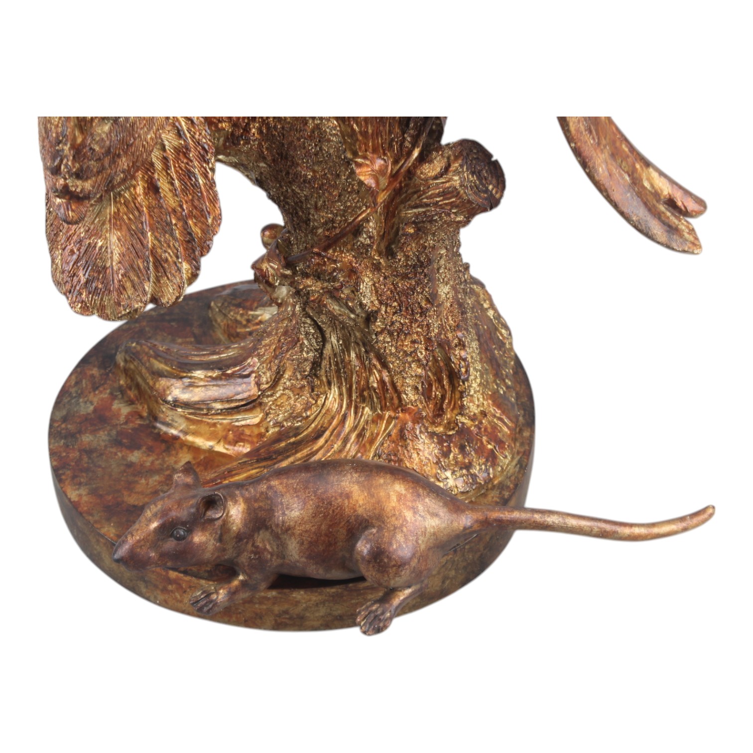 Parrot side table resin 22 cm