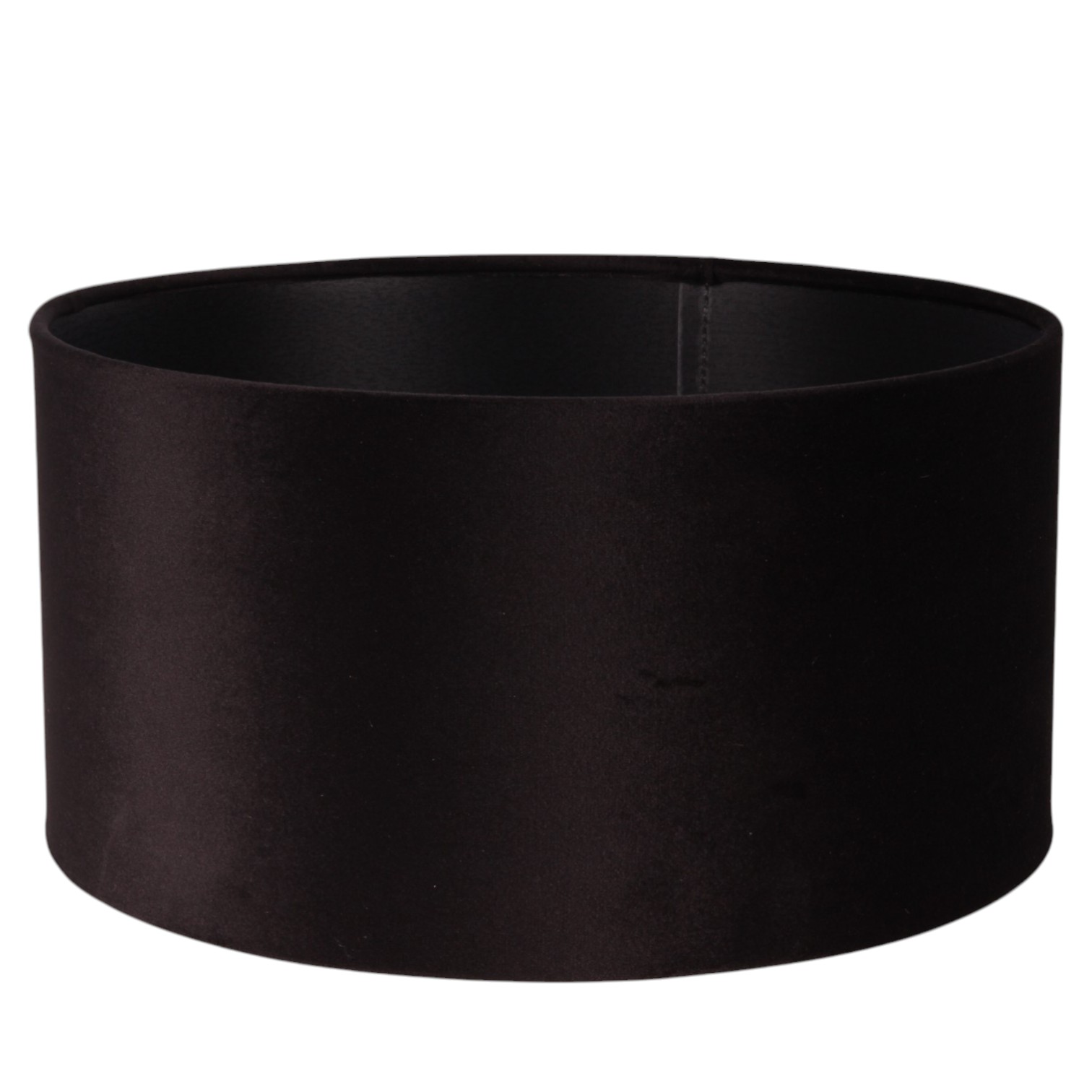 Lampenkap 30 cm - Cilinder - Zwart - Stof