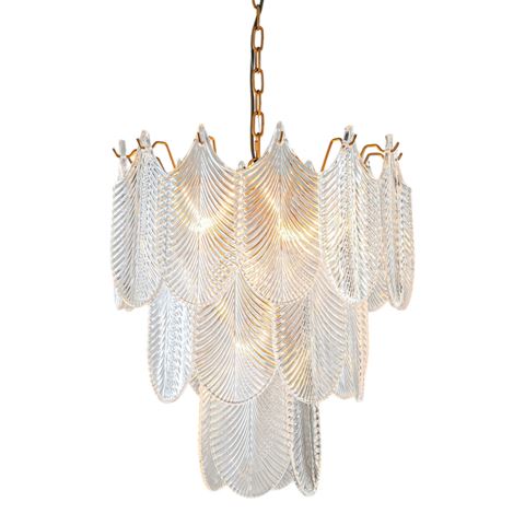 Chandelier Milano 55 cm - Gold - Iron & Glass