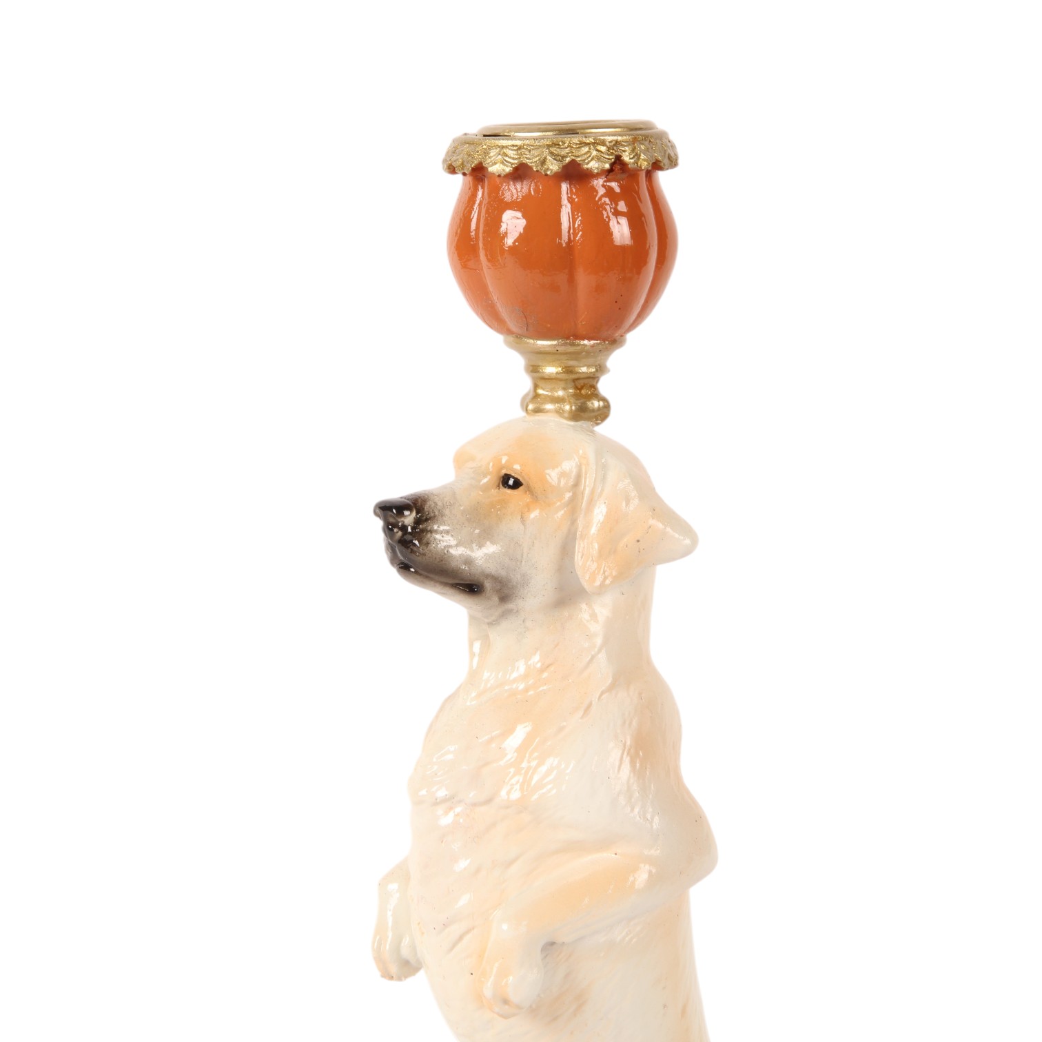 Kandelaar Hond 9 cm - Multi - Resin