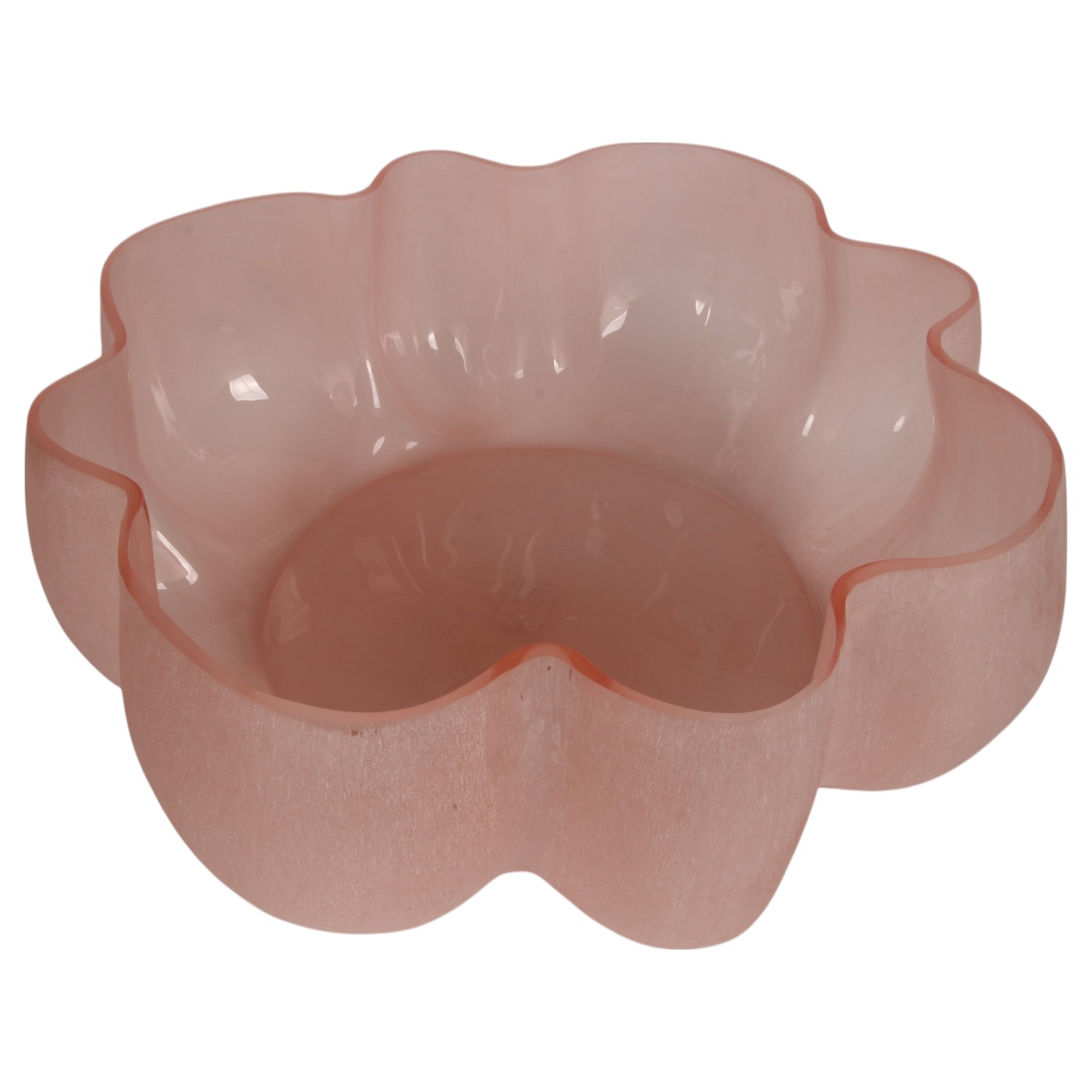 Schaal Lotus 40 cm - Roze - Glas