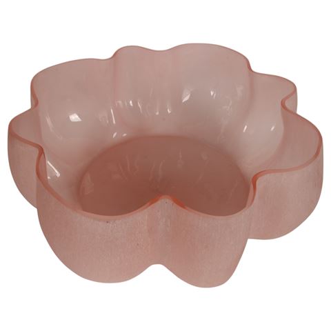 Lotus Bowl 40 cm - Pink - Glass