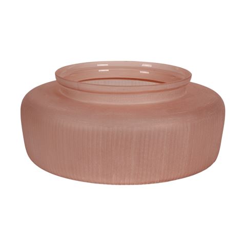 Vaas Ruby L 49 cm - Roze - Glas