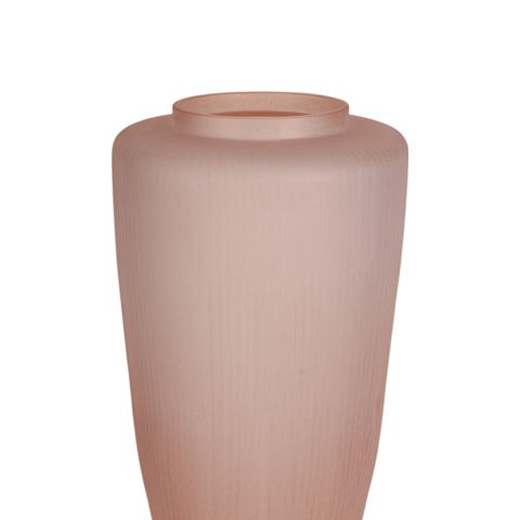 Vaas Clay 72 cm - Roze - Glas