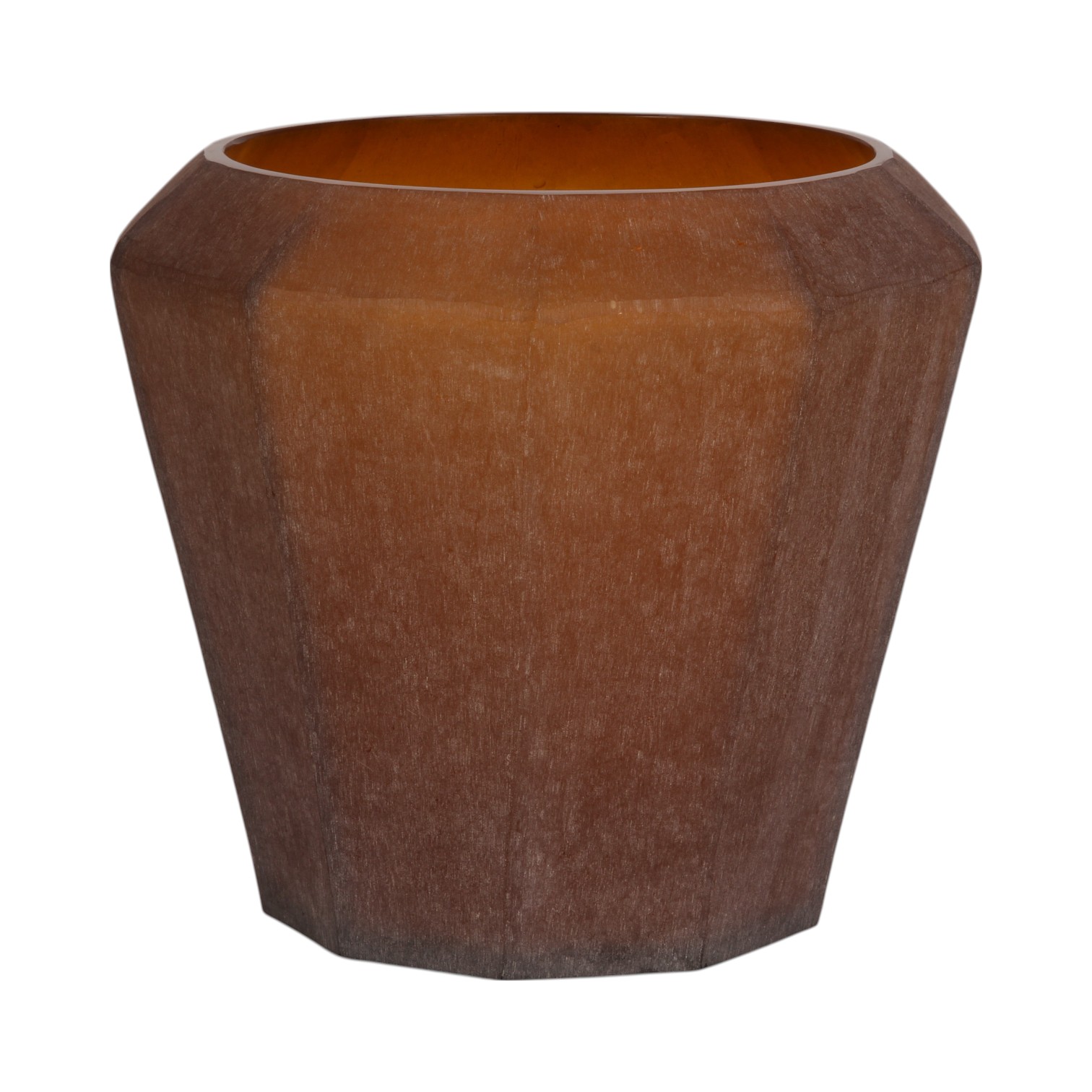 Vaas Diamond M 23 cm - Amber - Glas
