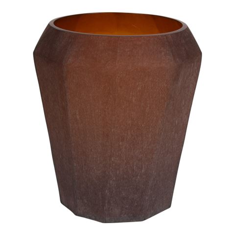 Vaas Diamond S 16 cm - Amber - Glas