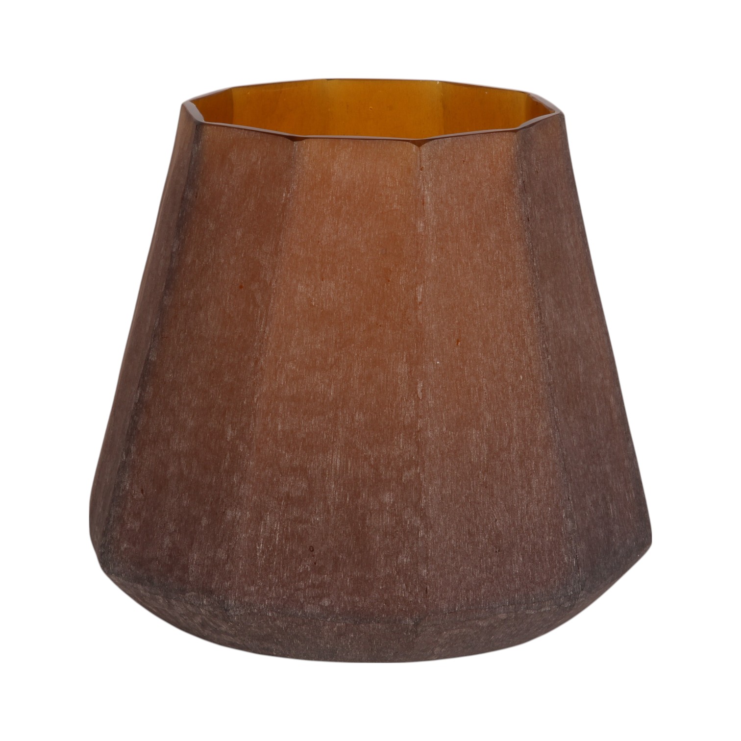 Vaas Diamond L 29 Cm - Amber - Glas