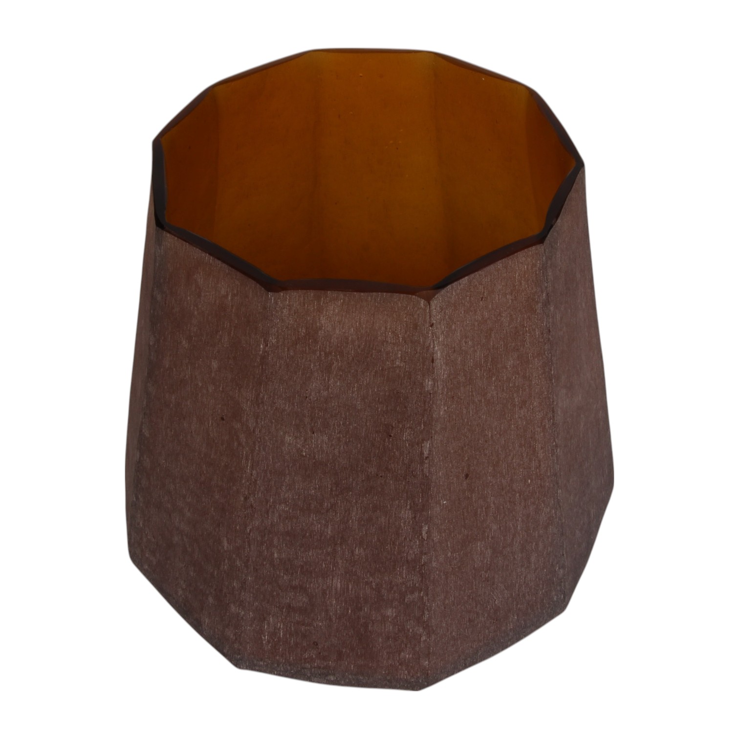 Vaas Diamond L 29 Cm - Amber - Glas