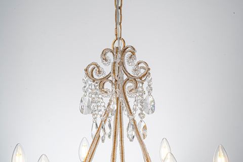 Kroonluchter Les Chateau 60 cm - Goud - Glas