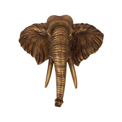 Olifant 61 cm - Goud - Resin