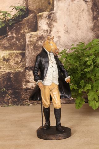Paard op Voet 32 cm - Multi - Resin