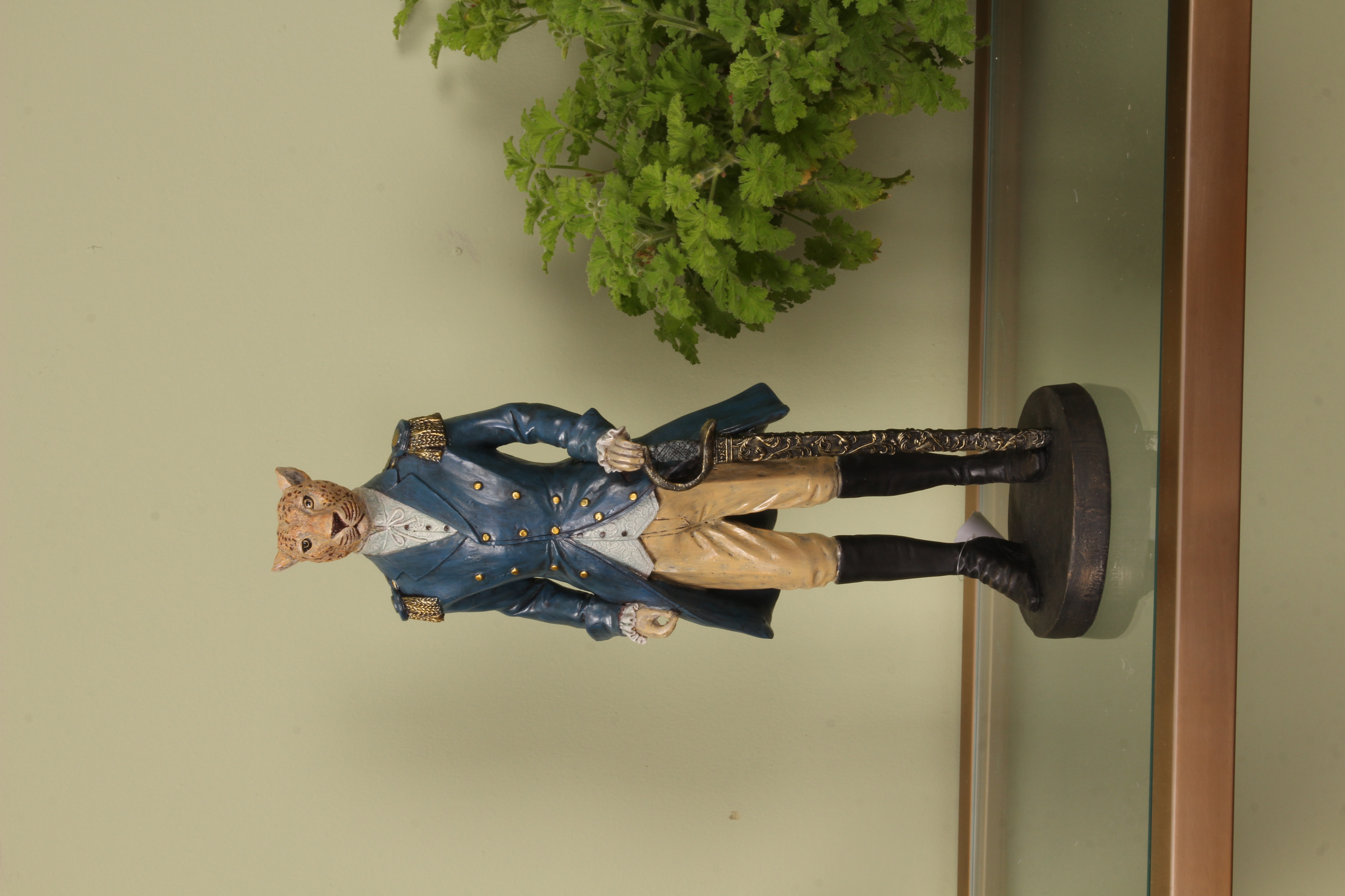 Standing Animal Figurine - Dressed Design - 43 cm - Resin