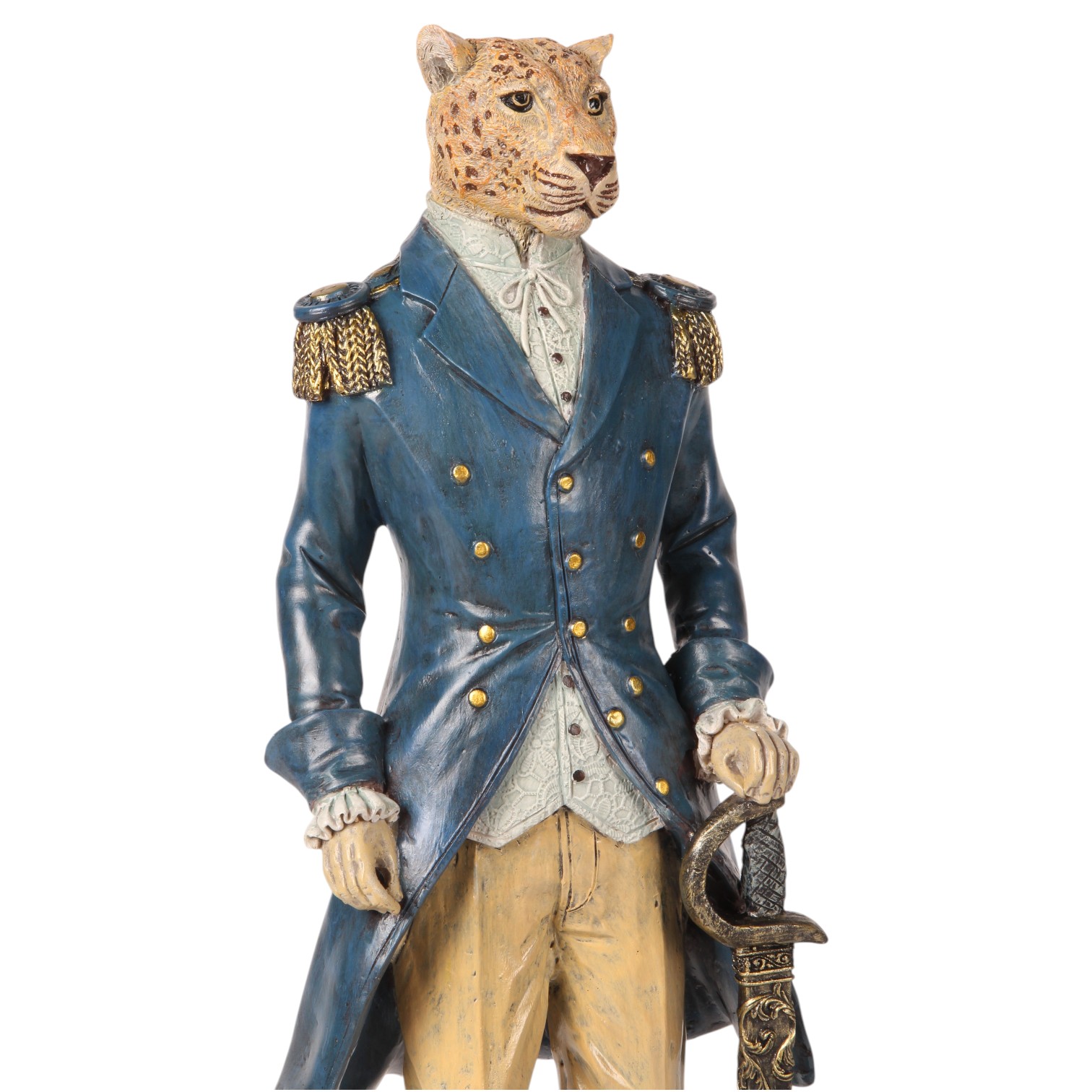 Standing Animal Figurine - Dressed Design - 43 cm - Resin