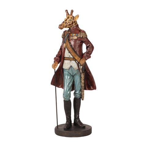 Giraf - Gekleed - 44,5 cm - Hars