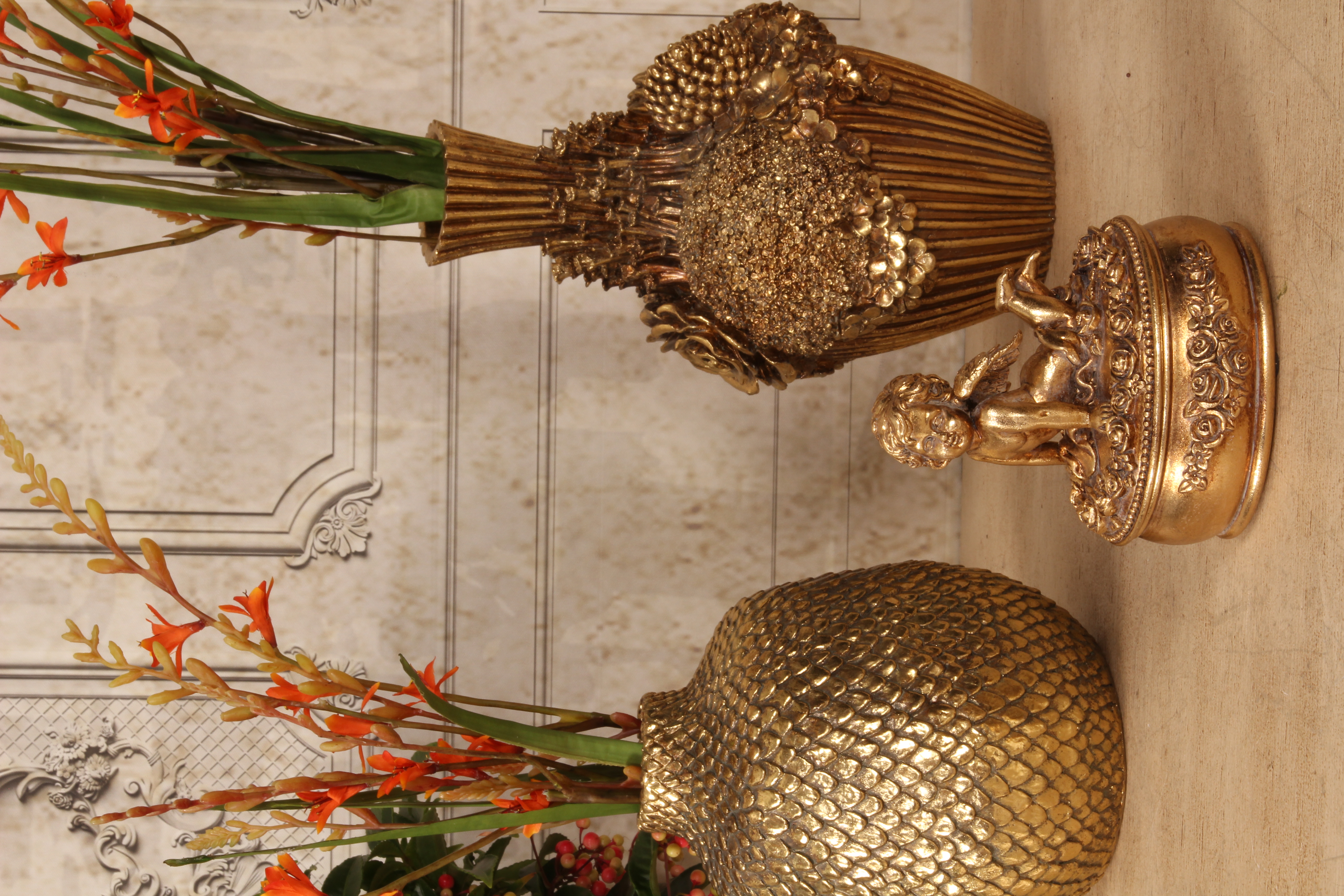 Sieradendoos Engel 12,5 cm - Goud - Resin