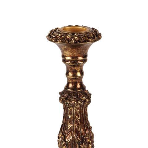 Kandelaar Klassiek 25,5 cm - Goud - Resin