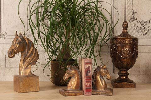 Klassiek Decoratief Object met Deksel 44 cm - Goud - Resin