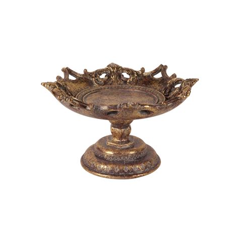 Plateau op Voet 11,5 cm - Goud - Resin