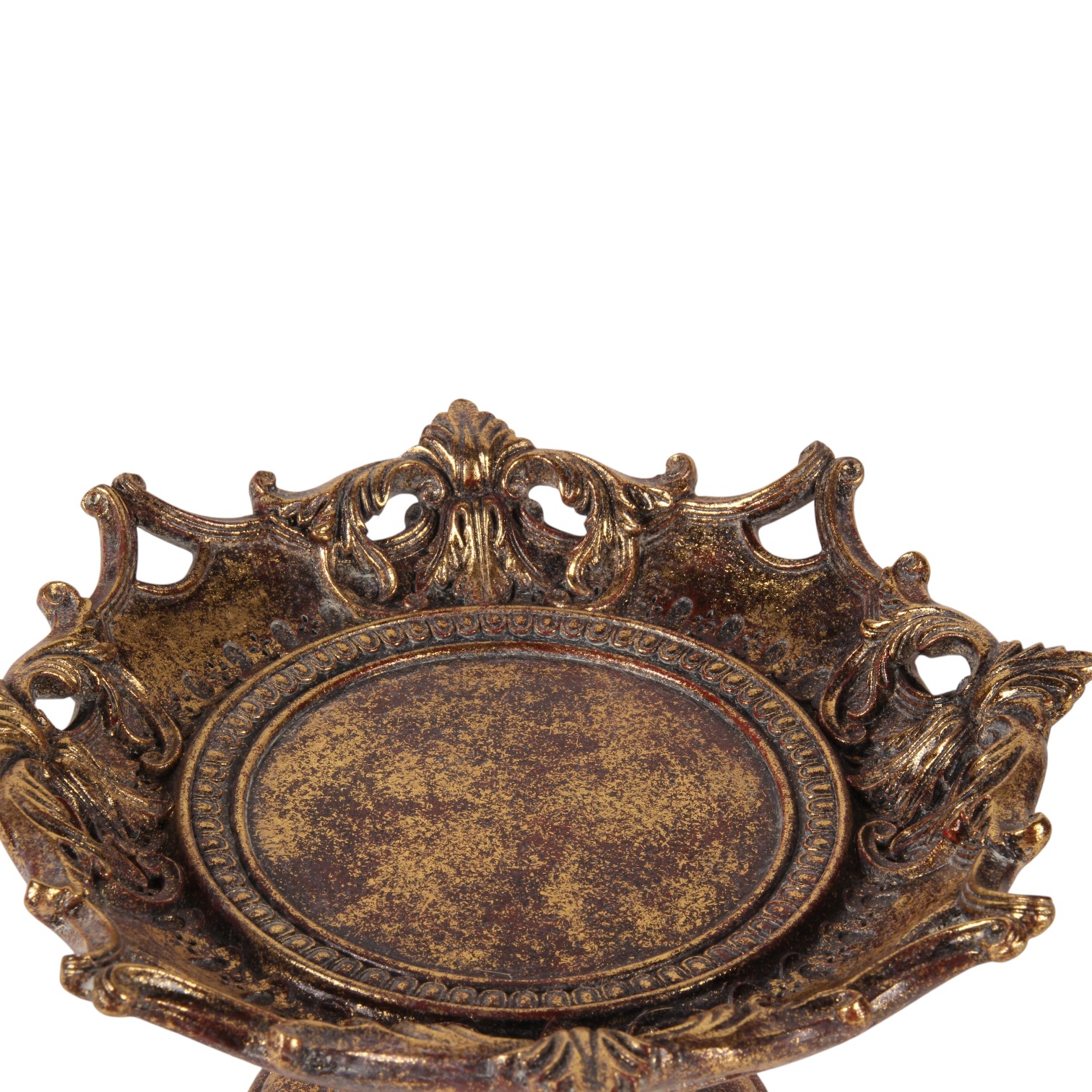 Plateau op Voet 11,5 cm - Goud - Resin