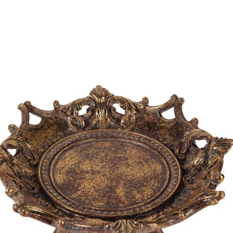 Plateau op Voet 11,5 cm - Goud - Resin