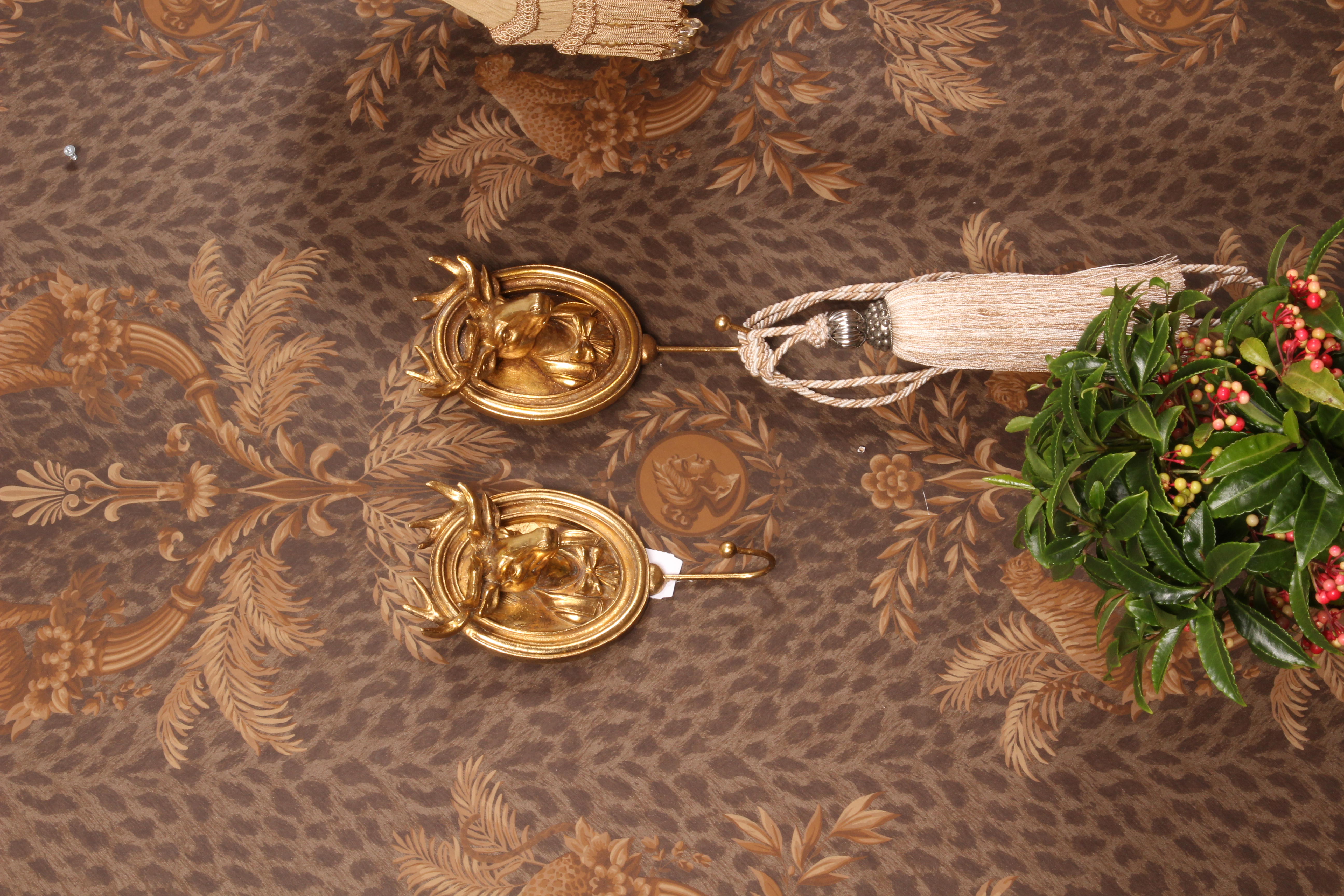 Wandhaak Hert 20 cm - Goud - Resin