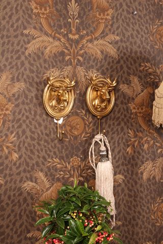 Wandhaak Hert 20 cm - Goud - Resin