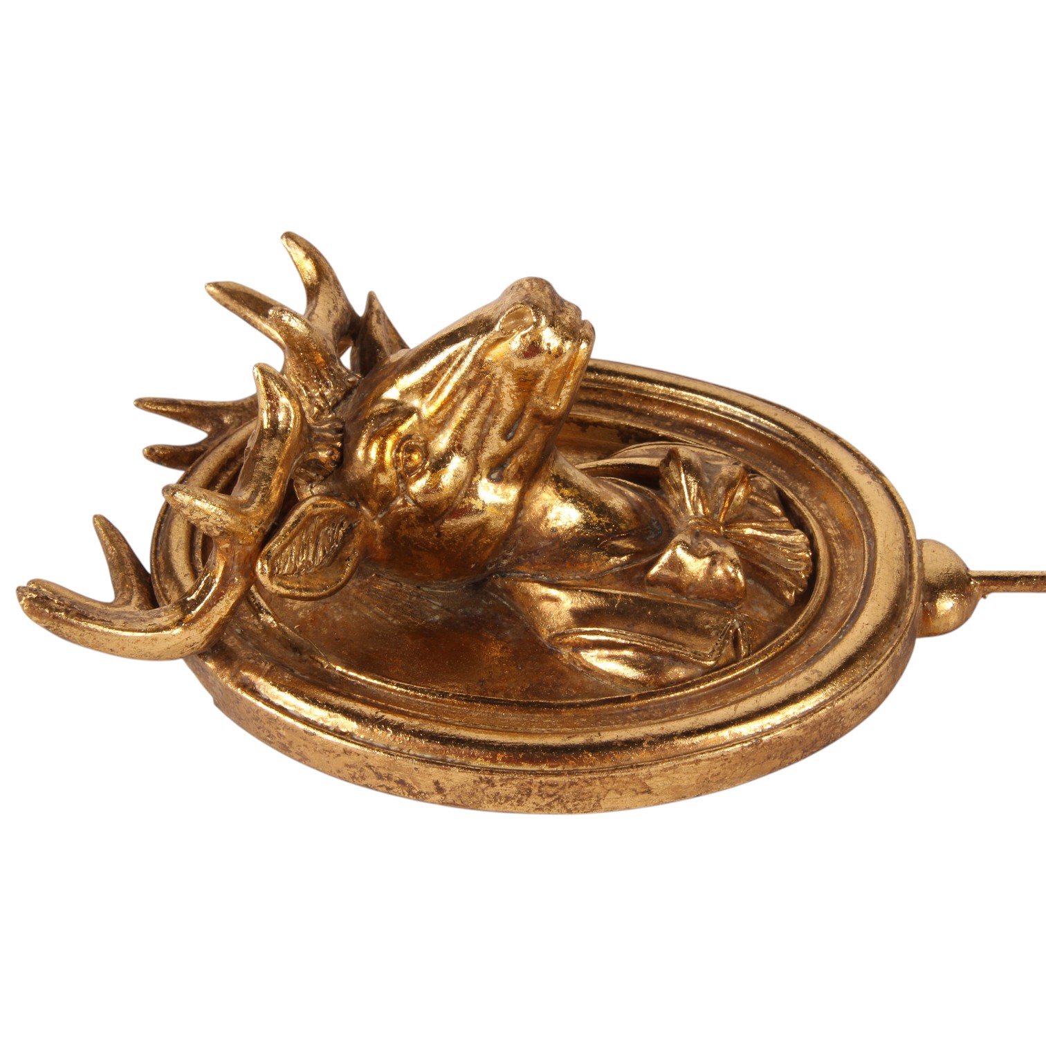 Wandhaak Hert 20 cm - Goud - Resin